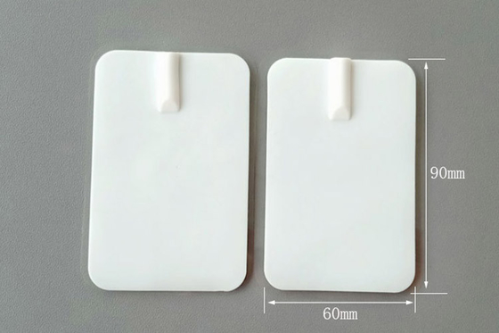 elétrodos de borracha do carbono do gel de silicone da fisioterapia de 60x90mm